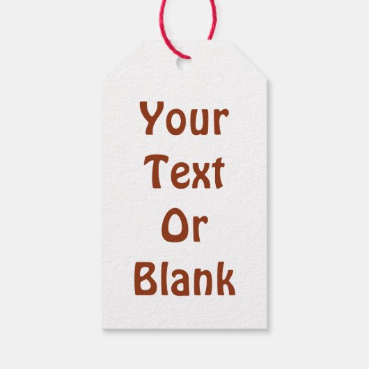 Feliz Navidad - Santa Claus Geschenkanhänger (Rückseite)