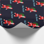 Feliz Navidad - Santa Claus Geschenkpapier (Ecke)