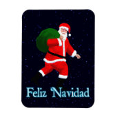 Feliz Navidad - Santa Claus Magnet (Vertikal)