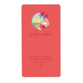 Feliz Navidad Santa Rücksendeadresse (Vorne)