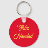 Feliz Navidad Schlüsselanhänger (Vorderseite)
