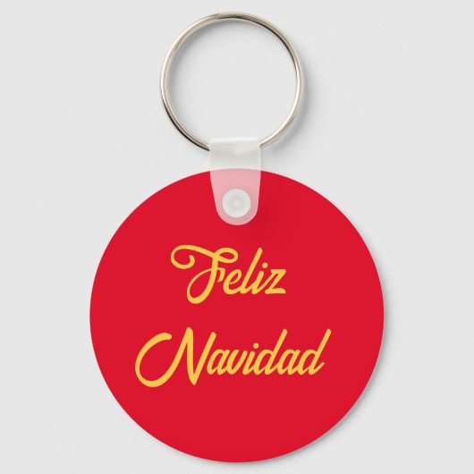 Feliz Navidad Schlüsselanhänger (Vorderseite)