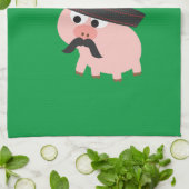 Feliz Navidad! Schwein Küchentuch (Gefaltet)