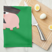 Feliz Navidad! Schwein Küchentuch (Viertel Falte)