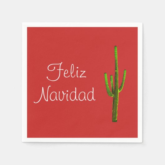 Feliz Navidad Serviette (Vorderseite)