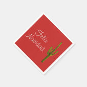 Feliz Navidad Serviette (Ecke)