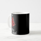 Feliz Navidad Shirts Family - Christmas Trees Buff Kaffeetasse (Vorderseite Links)