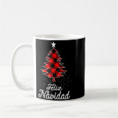 Feliz Navidad Shirts Family - Christmas Trees Buff Kaffeetasse (Links)