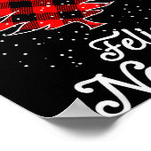 Feliz Navidad Shirts Family - Christmas Trees Buff Poster (Ecke)