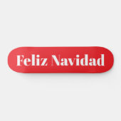 Feliz Navidad Skateboard (Horizontal)