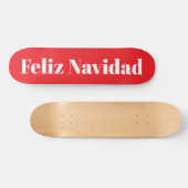 Feliz Navidad Skateboard (Horizontal)