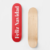 Feliz Navidad Skateboard (Vorderseite)