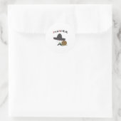 Feliz Navidad Snail Aufkleber (Tasche)