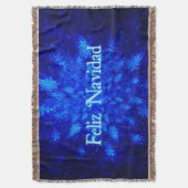 Feliz Navidad - Snowburst Decke (Vorderseite Vertikal)