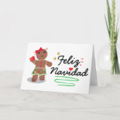 "Feliz Navidad" Spanisch Frohe Weihnachten (Vorderseite)