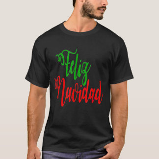 Feliz Navidad Spanisch Frohe Weihnachten 2021 Funn T-Shirt