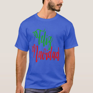 Feliz Navidad Spanisch Frohe Weihnachten 2021 Funn T-Shirt