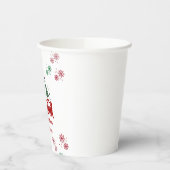 Feliz Navidad Spanisch Frohe Weihnachten Pappbecher (Links)