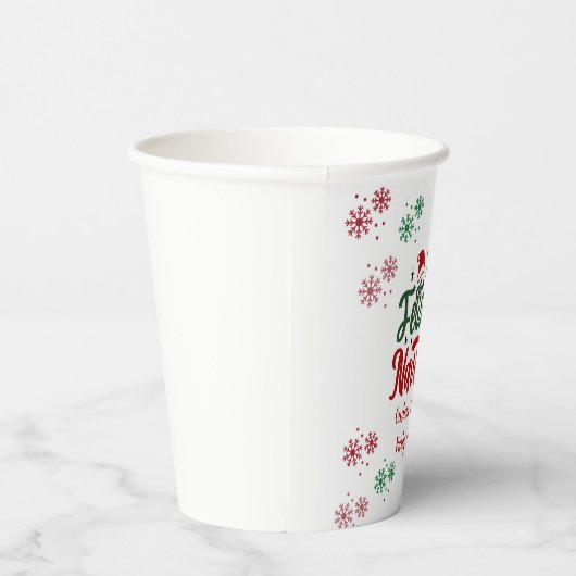 Feliz Navidad Spanisch Frohe Weihnachten Pappbecher (Rechts)