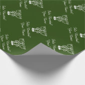 Feliz Navidad Spanisch Frohe Weihnachtsbrauch Geschenkpapier (Ecke)