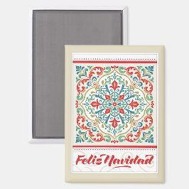 Feliz Navidad Spanisch Frohe Weihnachtsdekoratione Magnet