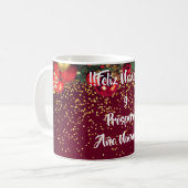 Feliz Navidad Spanische Weihnachtsgrüße Kaffeetasse (Vorderseite Links)
