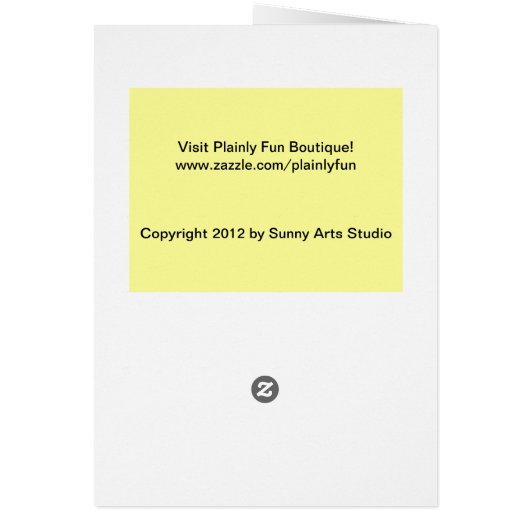 Feliz Navidad Spanische Weihnachtskarte (Hinten)