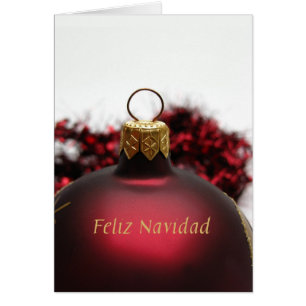 Feliz Navidad Spanische Weihnachtskarte