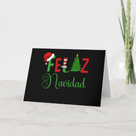 Feliz Navidad Spanische Weihnachtskarte Feiertagskarte