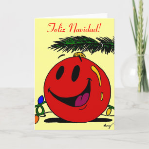 Feliz Navidad Spanische Weihnachtskarte Feiertagskarte