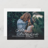 Feliz Navidad, spanische Weihnachtskarte, Feiertagspostkarte (Vorne/Hinten)