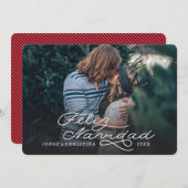 Feliz Navidad, Spanische Weihnachtskarte, Fotokart Feiertagskarte (Vorne/Hinten)