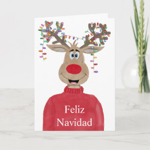 Feliz Navidad, Spanischer Weihnachtsmann Feiertagskarte