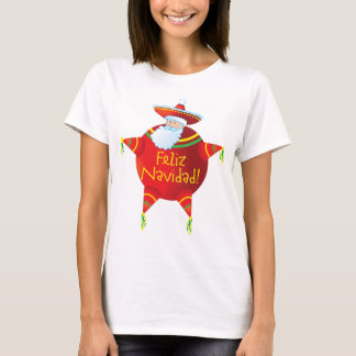 Feliz Navidad - spanisches T-Shirt, Spanisch Sankt T-Shirt