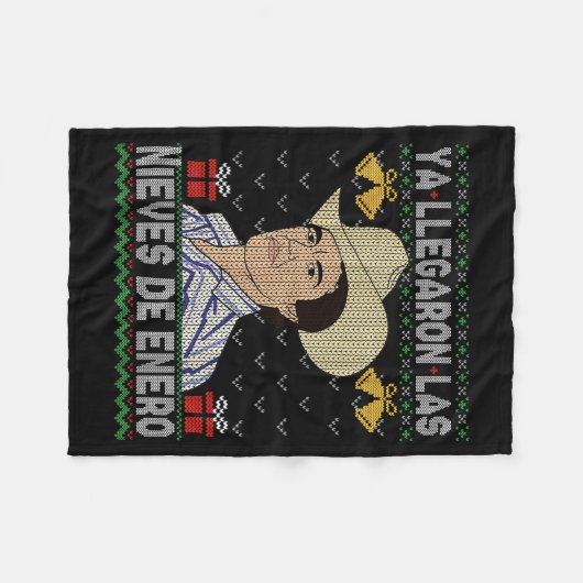 Feliz Navidad Spanish Las Nieves De Enero El Del C Fleecedecke (Vorderseite (Horizontal))