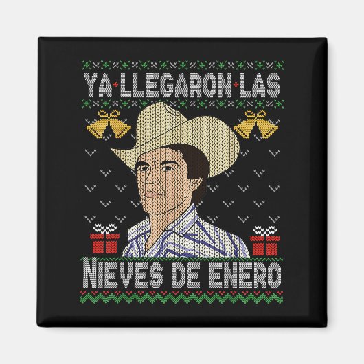 Feliz Navidad Spanish Las Nieves De Enero El Del C Magnet (Vorne)