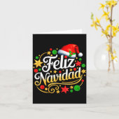 Feliz Navidad Spanish Mexican Christmas Xmas Holid Karte (Gelbe Blume)