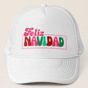 Feliz Navidad - Spaß bunt Truckerkappe
