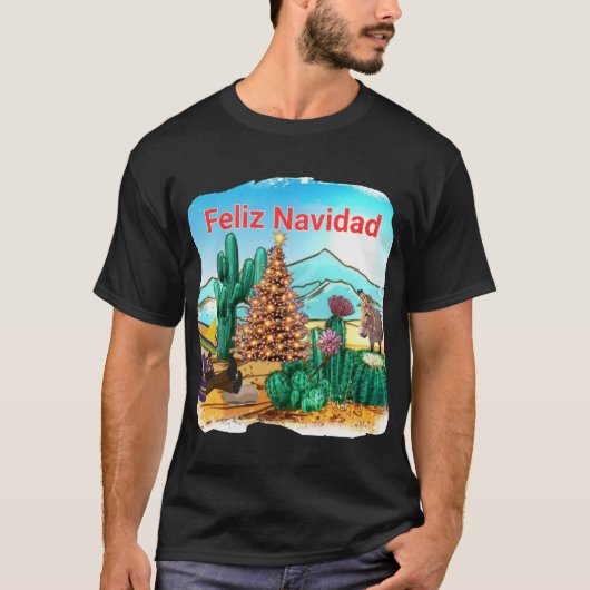 Feliz Navidad T-Shirt (Vorderseite)