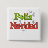 Feliz Navidad T - Shirts und Geschenke Button (Vorderseite)