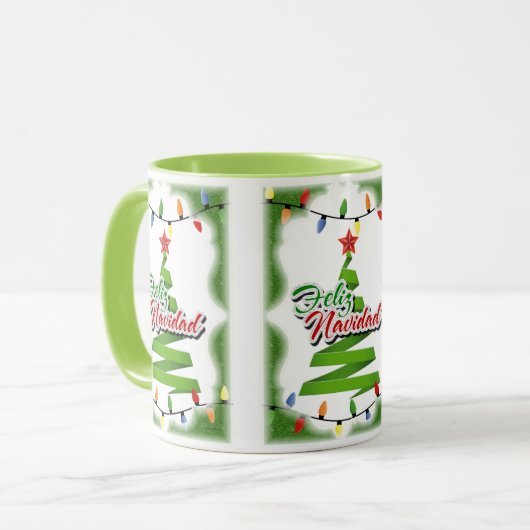 Feliz Navidad Tasse (Vorderseite Links)