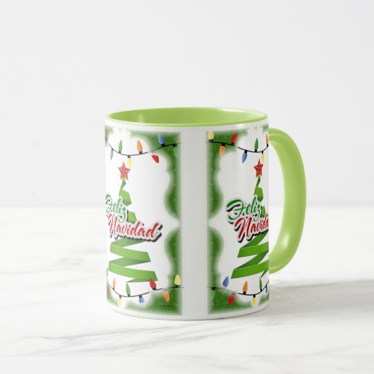 Feliz Navidad Tasse (VorderseiteRechts)