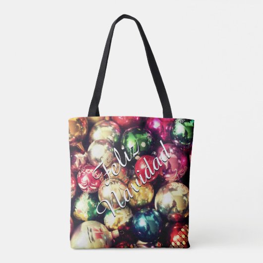 "Feliz Navidad" Tote Bag Tasche (Rückseite)