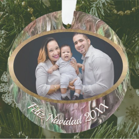 Feliz Navidad Tree von Tule OAX1 Ornament