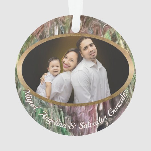 Feliz Navidad Tree von Tule OAX1 Ornament (Rückseite)