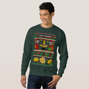 Feliz Navidad Ugly Sweater Pattern Sweatshirt