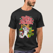 Feliz Navidad Unicorn Cactus Funny Mexican Christm T-Shirt (Vorderseite)