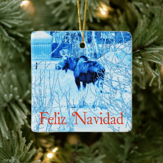 Feliz Navidad - Urban Moose Keramikornament (Baum)