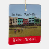 ¡ Feliz Navidad! Verzierung Keramikornament (Rechts)