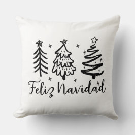 Feliz Navidad & Vibrant Mexican Serape duo-sided Kissen